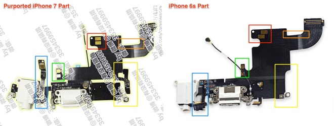 ภาพหลุดเผย iPhone 7 ยังคงมีช่องเสียบหูฟัง เพิ่มความจุแบตอีกนิด