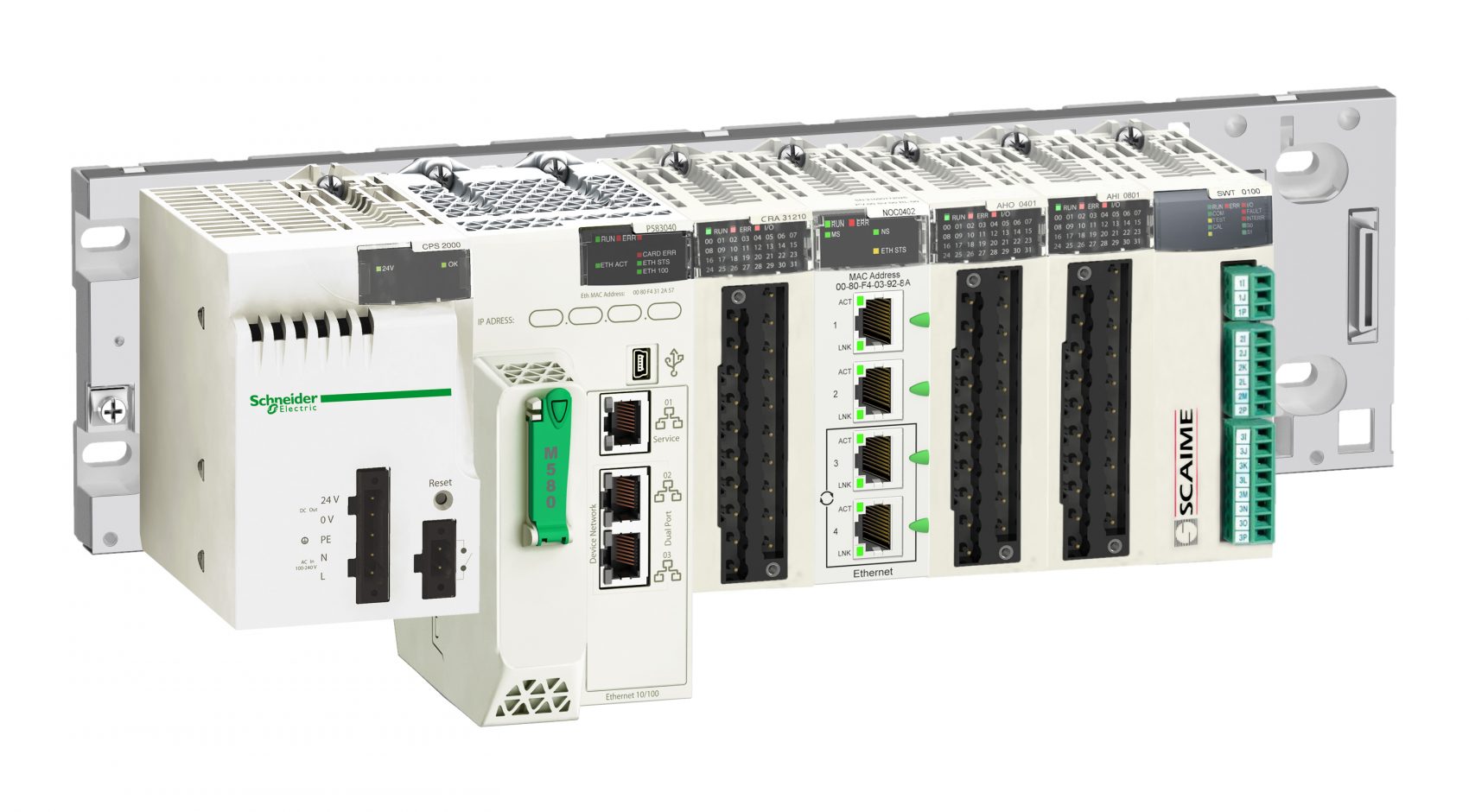 ชไนเดอร์ อิเล็คทริค เปิดตัว Modicon M580 ePAC รุ่นใหม่มาพร้อมอีเธอร์เน็ตในตัว