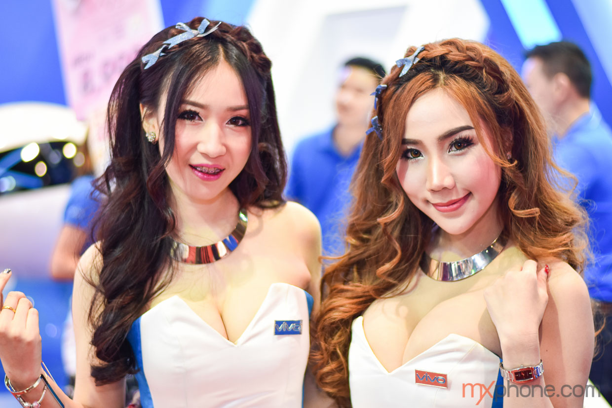 รวมพริตตี้ล็อตแรกในงาน Thailand Mobile Expo 2016 ออเดิร์ฟกันพองาม