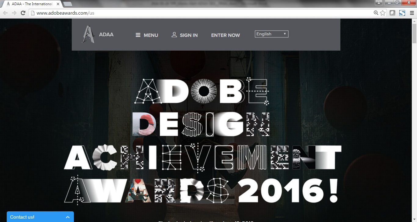 อะโดบีเชิญชวนนักศึกษาผู้สนใจร่วมส่งผลงานเข้าประกวด Adobe Design Achievement Awards ประจำปี 2559