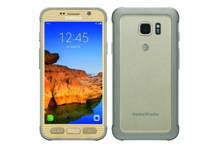 หรูๆก็มี ภาพเรนเดอร์ Samsung Galaxy S7 Active สมาร์ทโฟนสายถึก รุ่นสีทอง