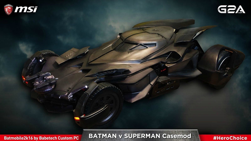 G2A เปิดประมูลเคสคอมพิวเตอร์รุ่นพิเศษจากภาพยนตร์ “Batman v. Superman” ระดมทุนเพื่อการกุศล