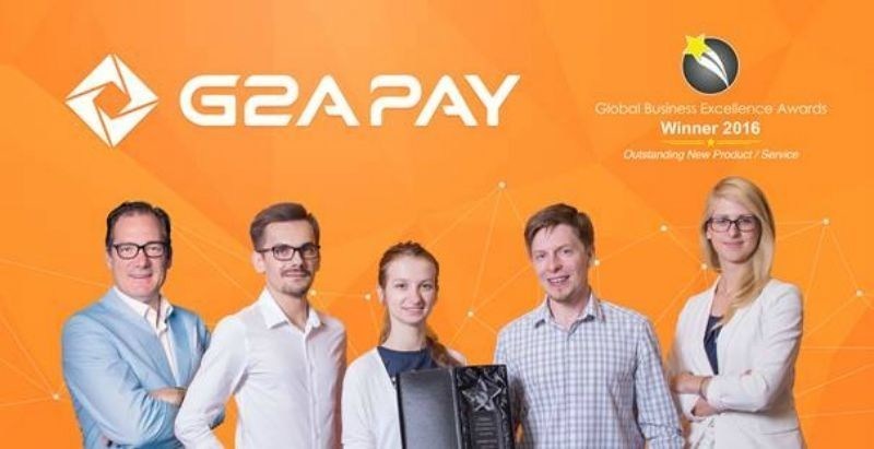 ผลิตภัณฑ์ G2A Pay และ G2A Shield คว้ารางวัลจากเวที Global Business Excellence Award 2016