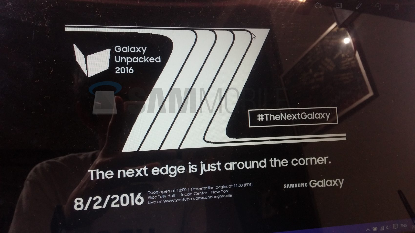 เผยภาพบัตรเชิญร่วมงานเปิดตัว Galaxy Note 7 วันที่ 2 ส.ค.นี้ คาดมีรุ่น edge ด้วย