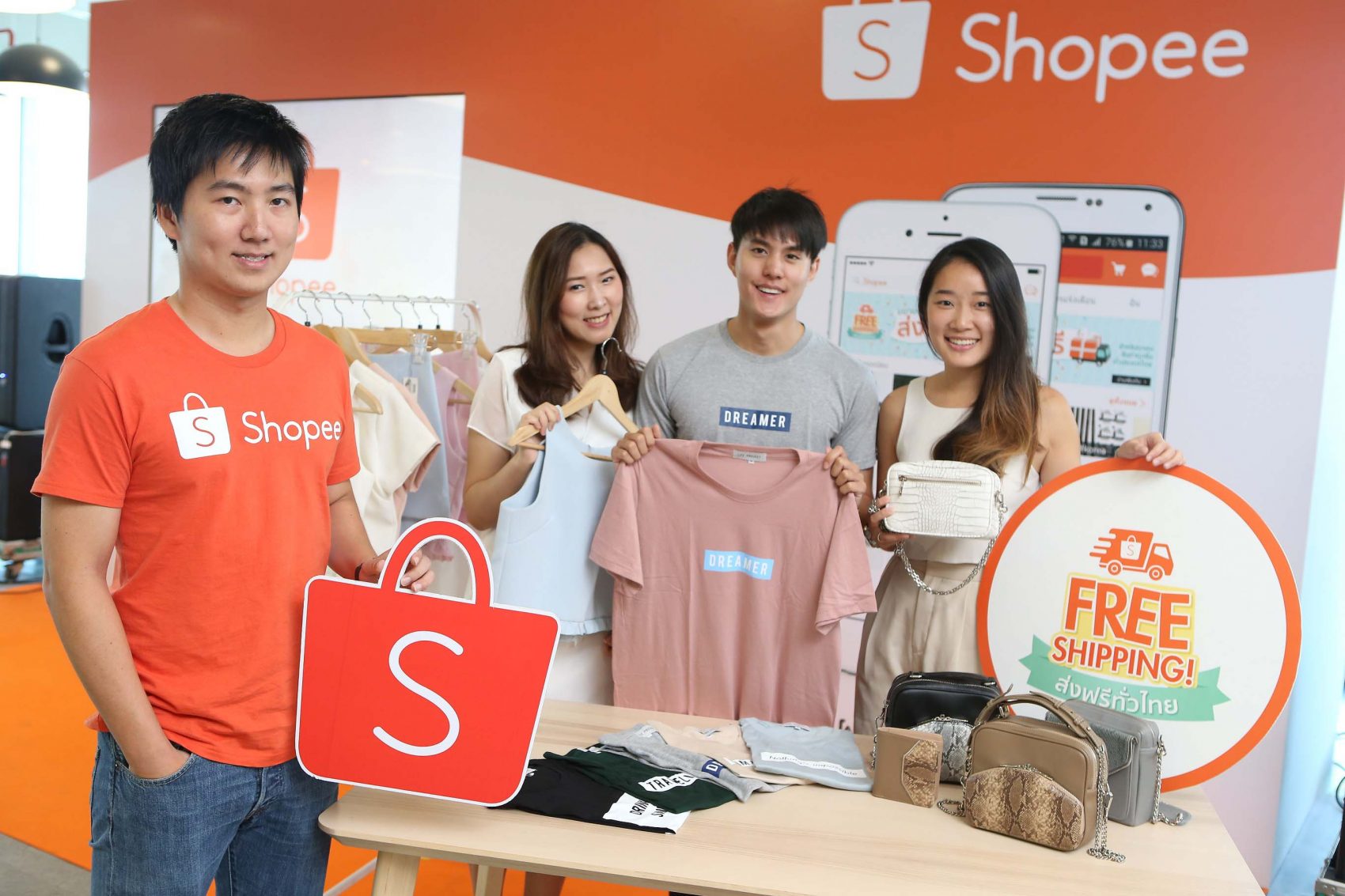 ช้อปปี้ (Shopee) ประกาศขยายการส่งฟรีทั่วไทย ตั้งเป้าครองอันดับหนึ่ง ตลาดออนไลน์บนมือถือ