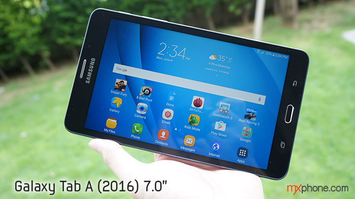 [Review] Samsung Galaxy Tab A (2016) อัพเกรดใหม่ สเปคสดกว่า บอดี้บางเบา ราคาย่อมเยากว่า