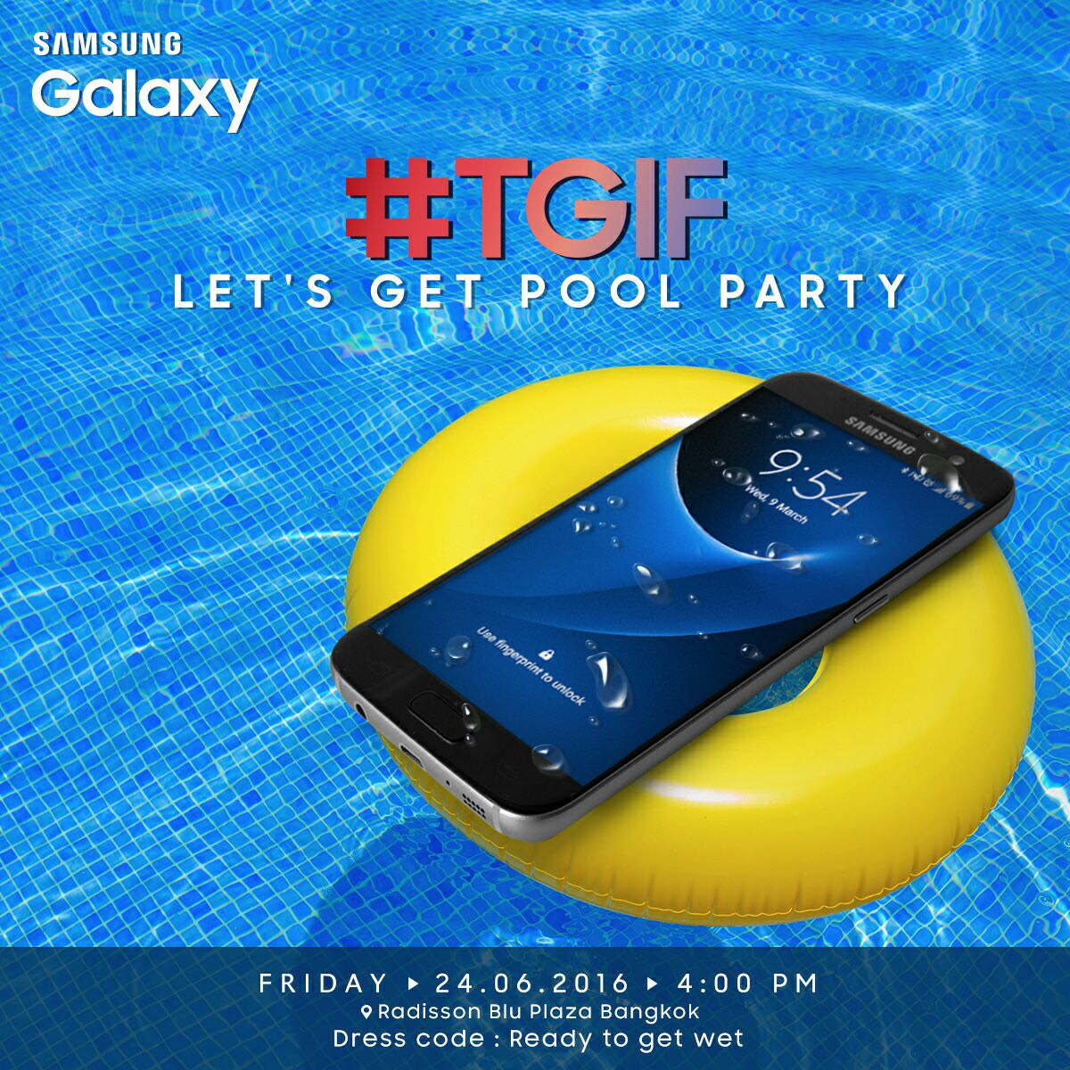 ซัมซุงจัด Pool Party ให้สัมผัสประสิทธิภาพของ Galaxy S7 กับการถ่ายภาพใต้น้ำเก๋ๆ