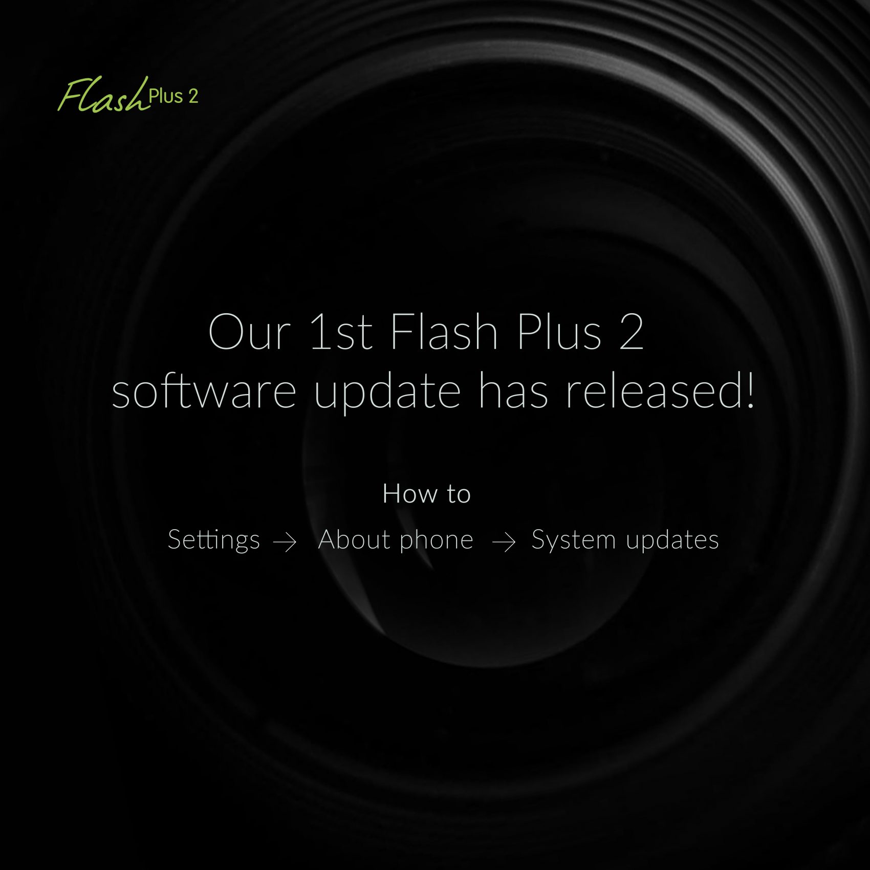 Flash Plus 2 FOTA เวอร์ชั่นอัพเดท 01003 มีอะไรใหม่บ้าง มาดูกัน