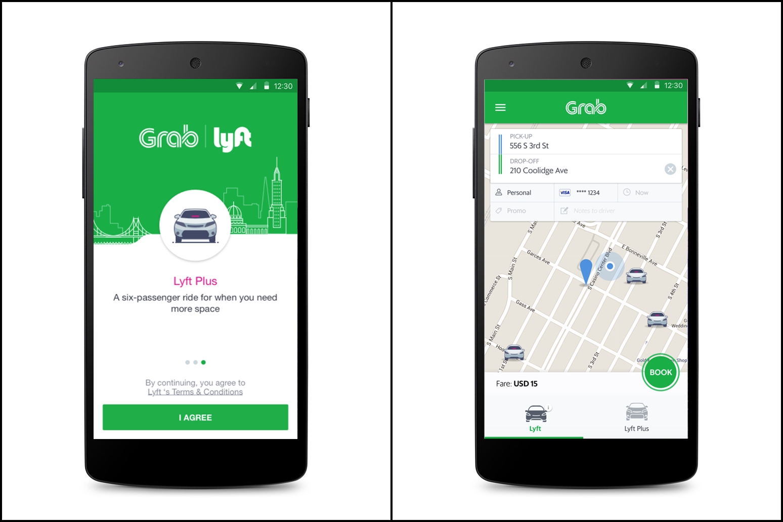 แกร็บ (Grab) จับมือ ลิฟท์ (Lyft) ให้บริการนอกเอเชียตะวันออกเฉียงใต้