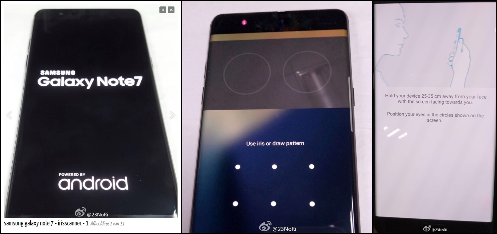 ยันด้วยภาพ Galaxy Note7 มีสแกนม่านตา สื่อกิมจิเชื่อเปิดแล้วขายเลย