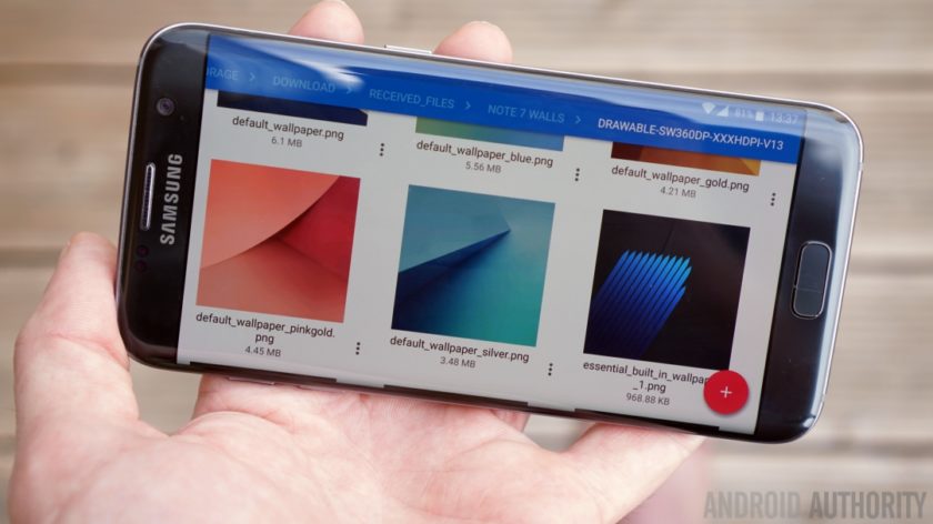 มาเปลี่ยนกัน! หลุดภาพวอลเปเปอร์ Galaxy Note 7 พร้อมลิงค์โหลด
