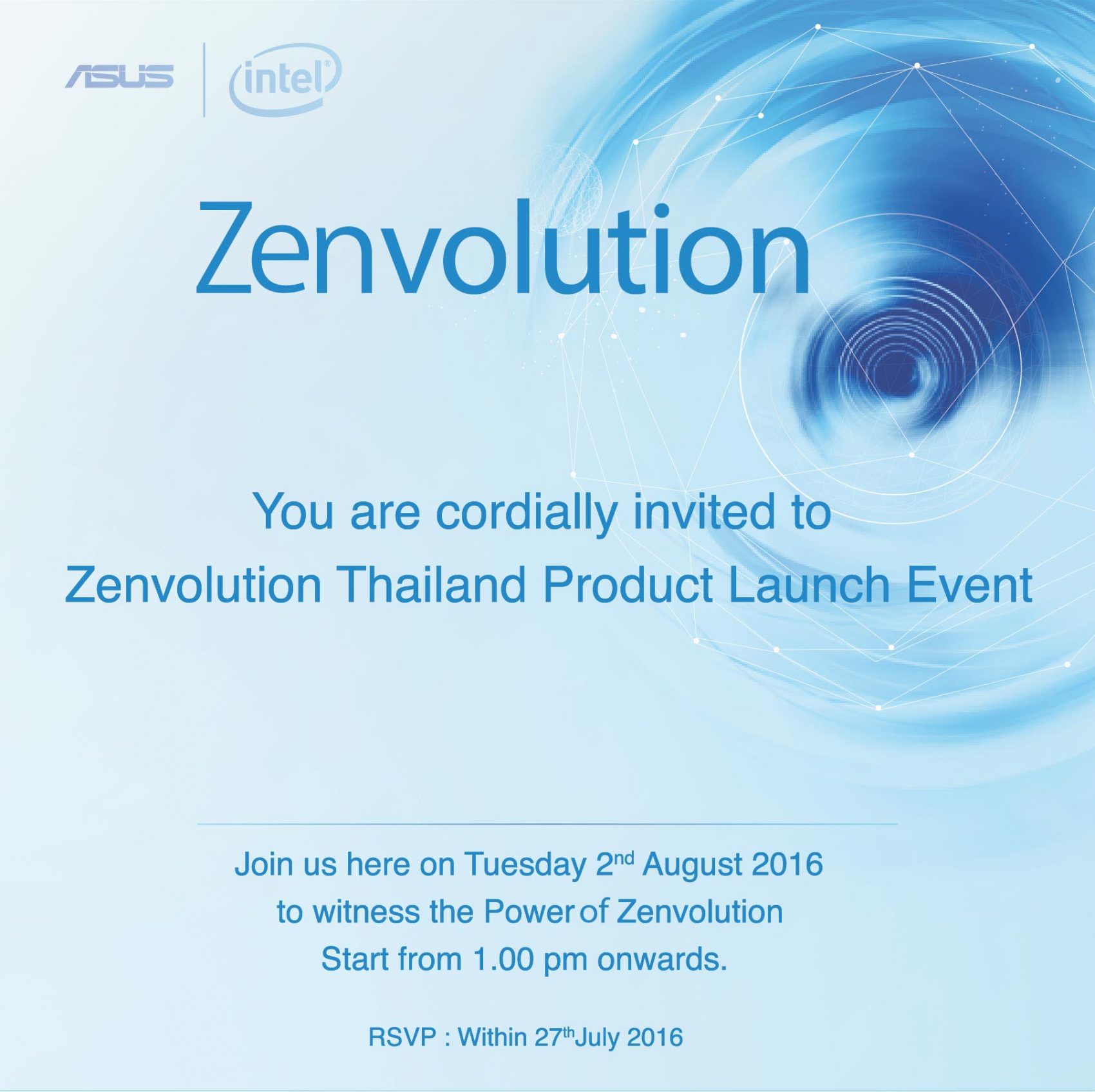 เอซุสเทค คอมพิวเตอร์ (ประเทศไทย) เตรียมจัดงานใหญ่ ASUS Zenvolution Thailand