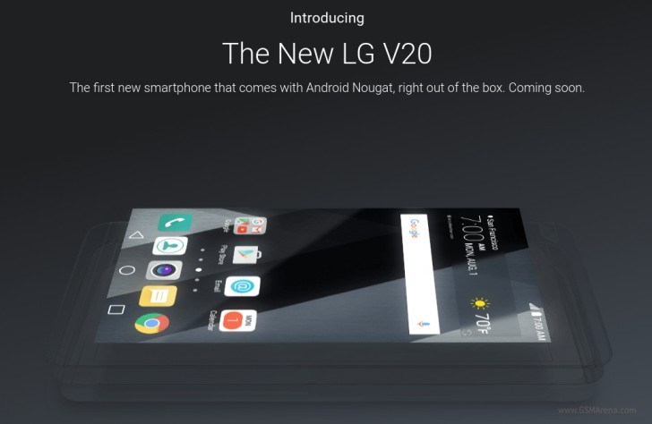 เช็คสเปค LG V20 เรือธง Nougat ก่อนเปิดตัว ขุมพลัง SD820 ยัด RAM 4GB