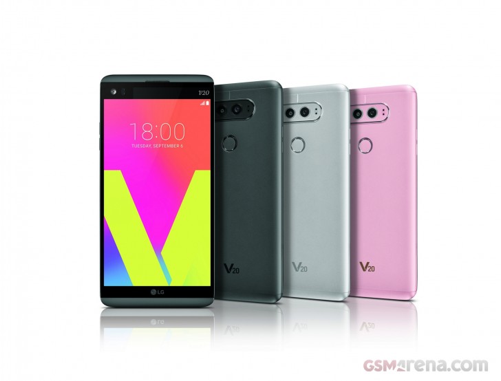 เปิดตัว LG V20 สมาร์ทโฟน Nougat ดีไซน์เฉียบบอดี้แกร่งน้ำหนักเบา ติดกล้องคู่ มีระบบเสียง Quad DAC