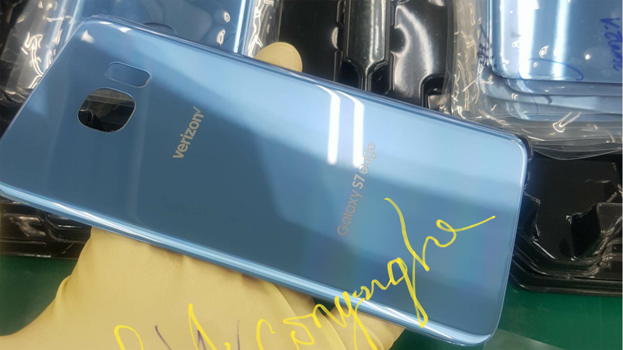 ดูดีทีเดียว! หลุดภาพ Samsung Galaxy S7 edge เครื่องสีฟ้า (Blue Coral)