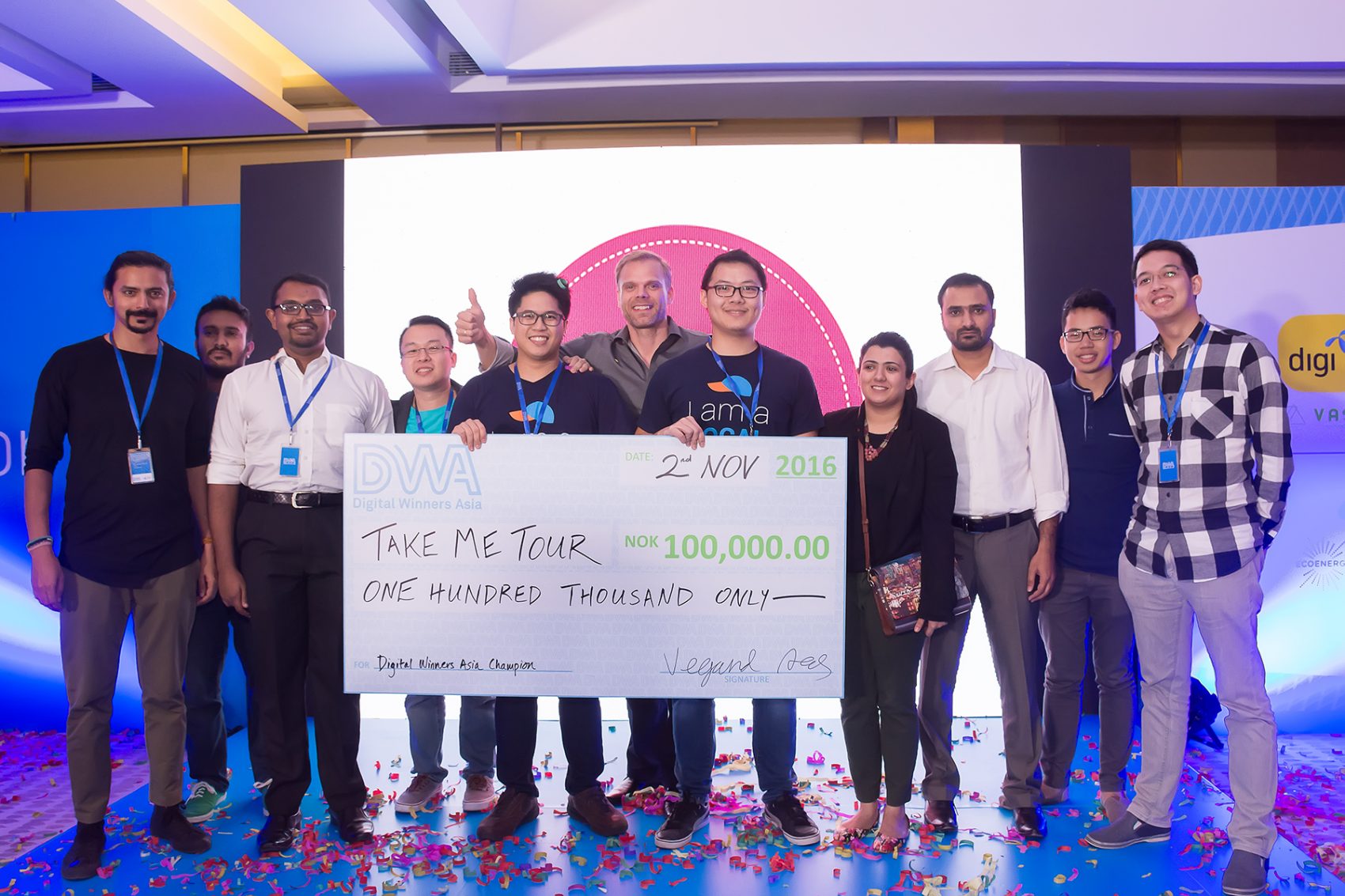 TakeMeTour สตาร์ทอัพจากประเทศไทยคว้ารางวัลชนะเลิศจากงาน ‘Digital Winners Asia’ ประจำปี 2016