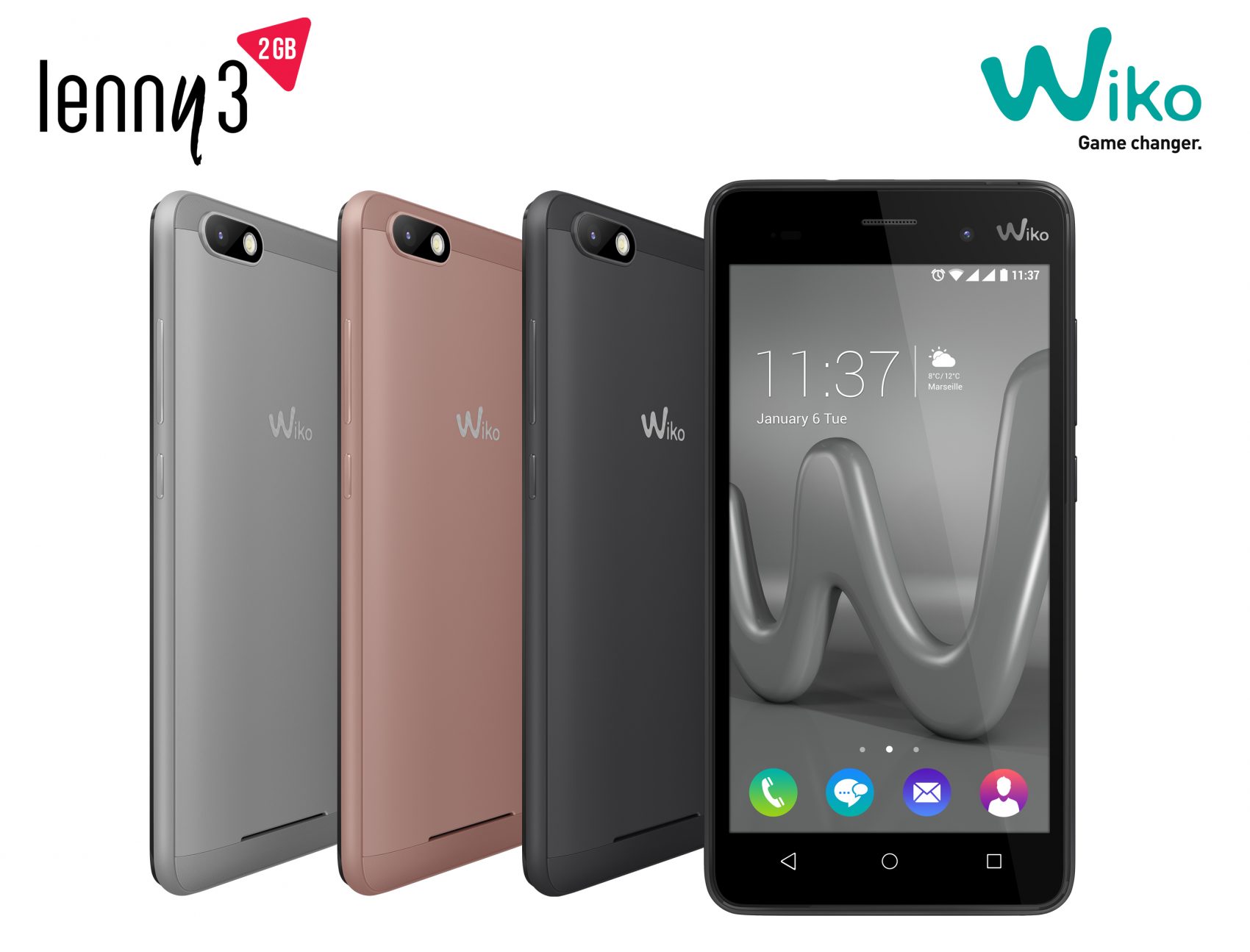 Wiko LENNY3 2 GB ความมีระดับที่จับต้องได้