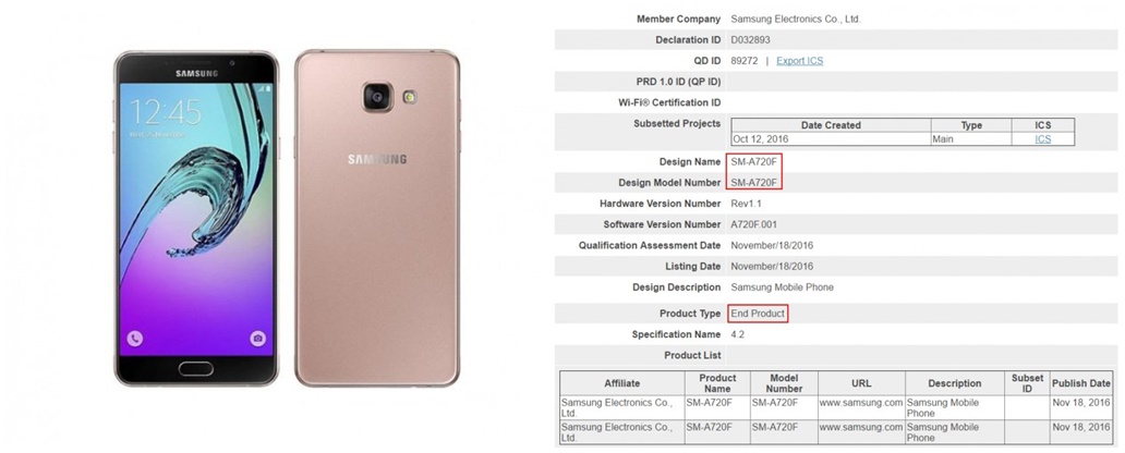นับวันรอ! Samsung Galaxy A7 (2017) ผ่านรับรอง SIG คาดเปิดตัวเร็วๆนี้