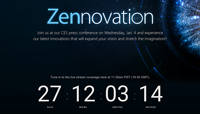 Asus ออกบัตรเชิญงานแถลงข่าว Zennovation ก่อนเปิดฉาก CES 2017