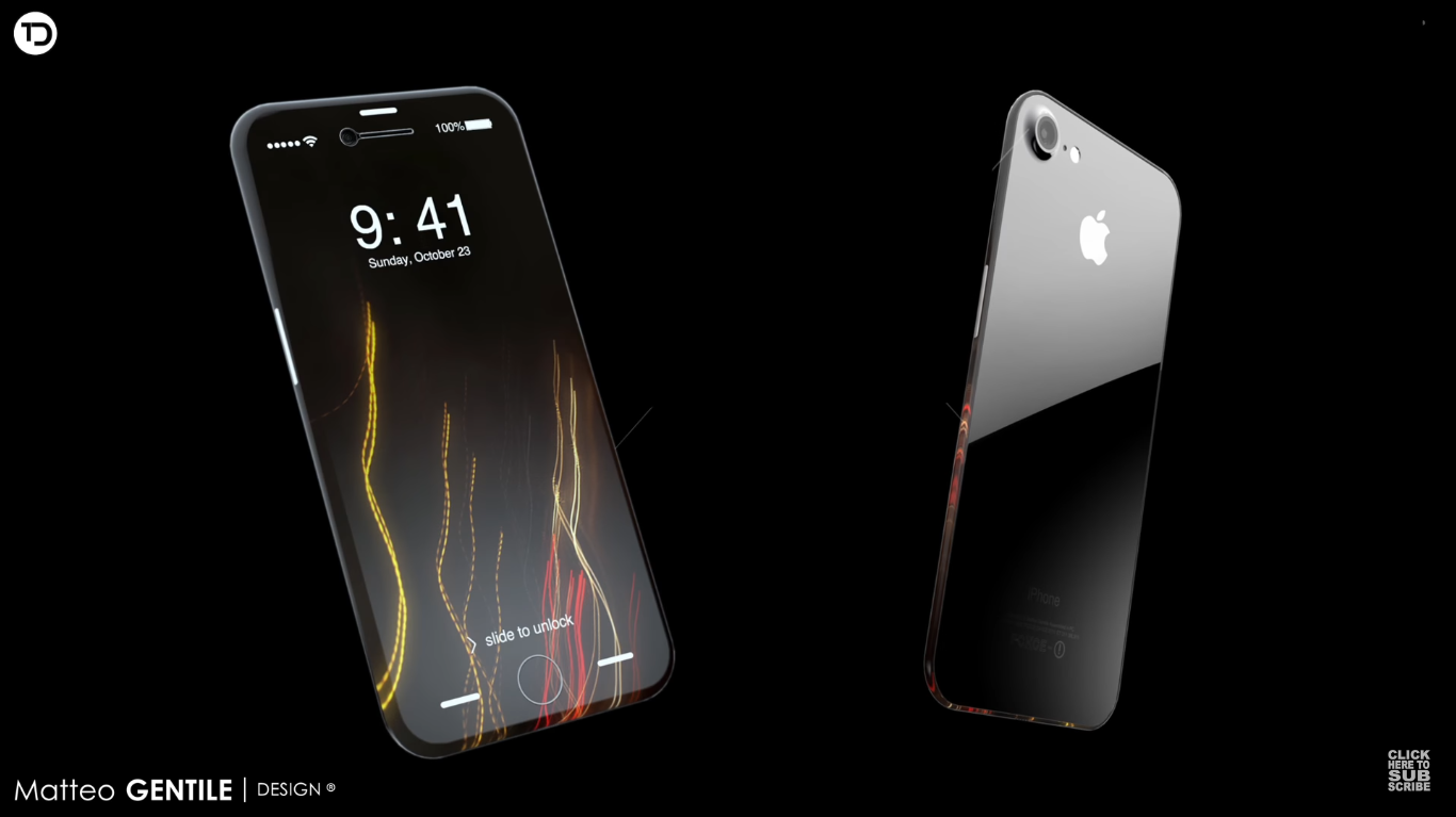 ลือ!! iPhone 8 อาจมาพร้อมจอขอบโค้งรอบด้าน มีระบบสัมผัสใหม่ด้วย
