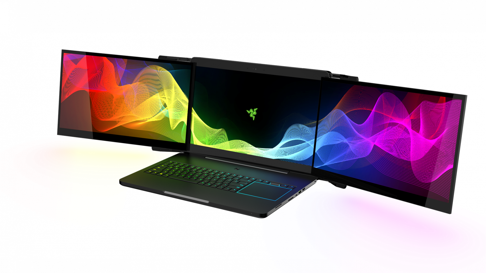 Razer เผยโฉม Project Valerie: แล็ปท็อปดีไซน์เหนือชั้นด้วยระบบ 3 หน้าจอแบบพกพาเครื่องแรกของโลก