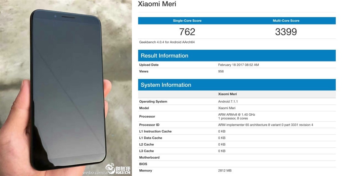 GeekBench เผยคะแนนทดสอบ Xiaomi Mi 5c เรือธงน้องเล็ก คาดเปิดตัววีคหน้า