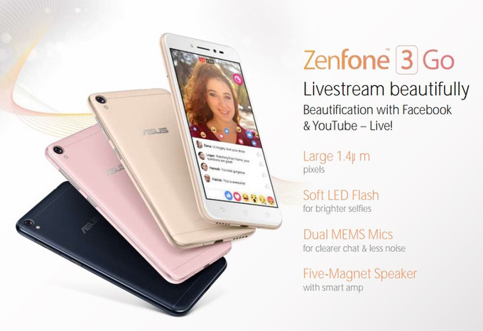 Asus อาจจะโชว์ตัวรุ่นเล็ก ZenFone 3 Go สายเน้นคุ้มค่าที่งาน MWC17