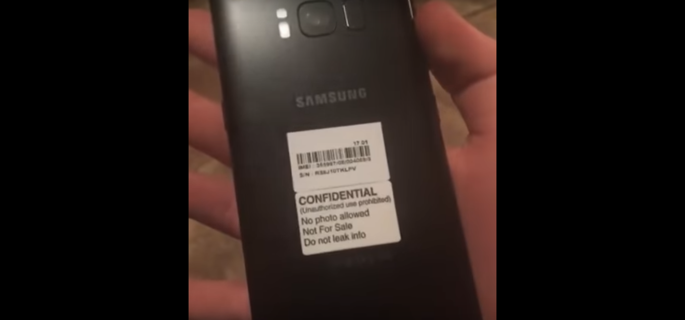 สวยเนียน! คลิปโชว์เครื่อง Samsung Galaxy S8 สีดำ เชื่อของจริงชัวร์