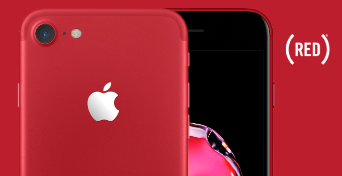 ลงตัวกว่าเยอะ ภาพคอนเซ๊ปเครื่อง iPhone 7 (PRODUCT) RED โชว์หน้าดำหลังแดง