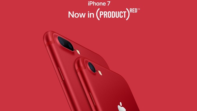 รุ่นพิเศษปีนี้ Apple เปิดตัวผลิตภัณฑ์ PRODUCT RED ในตระกูล iPhone 7 / 7 Plus