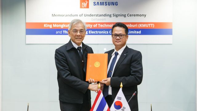 ซัมซุง ร่วมกับ มจธ. ประกาศความร่วมมือทางวิชาการ ผลักดันนวัตกรรมหุ่นยนต์และระบบอัตโนมัติเพื่ออุตสาหกรรมไทย