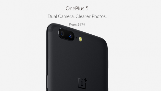 เปิดตัวเรือธงพิฆาต! OnePlus 5 มาพร้อมชิป SD835 กับกล้องหลังคู่ สตาร์ทราคาที่ 16,800 บาท