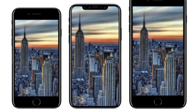 ภาพเรนเดอร์ชุดใหม่ iPhone 8 โชว์แนวคิดยกเครื่องดีไซน์หน้าจอไร้ขอบวางเทียบ iPhone 7