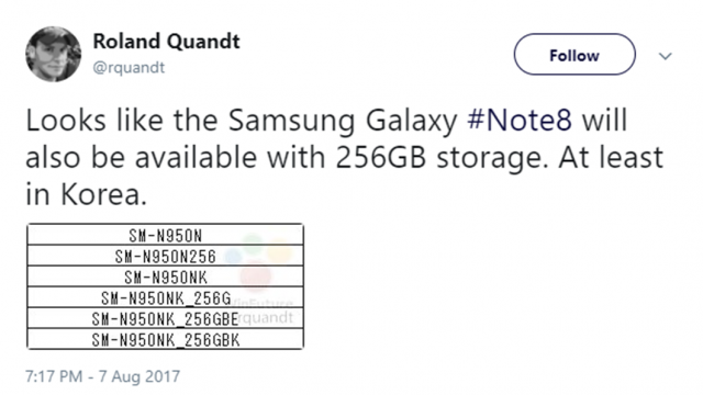 มีลุ้น! พบหลักฐานใหม่ Samsung Galaxy Note8 โมเดล Emperor Edition