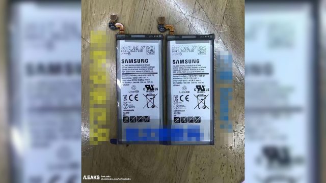 เปิดภาพแบตเตอรี่ Galaxy Note8 ยันสเปคความจุ 3,300mAh