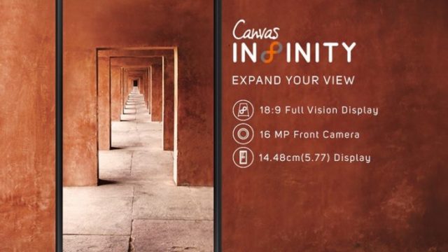 Micromax เปิดตัว Canvas Infinity สมาร์ทโฟนจอ Full Vision เคาะราคาแค่ 5,000 บาท