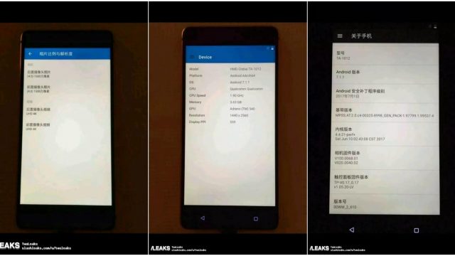 หลุด!! ภาพหน้าจอ Nokia 8 มาพร้อมสเปคจัดเต็ม ชิป SD835 จอ 5.3 นิ้ว
