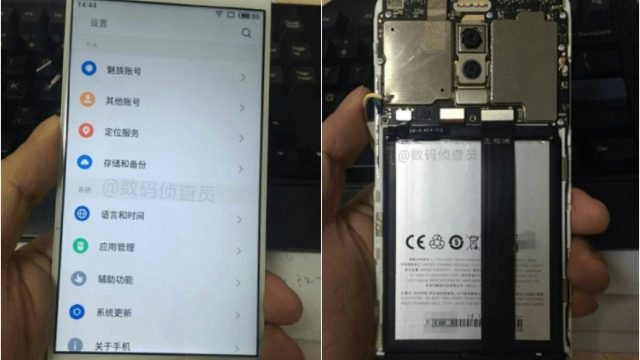 แงะฝาหลัง Meizu M6 Note เผยโฉมกล้องหลังคู่ ใช้แฟลช Quad-LED