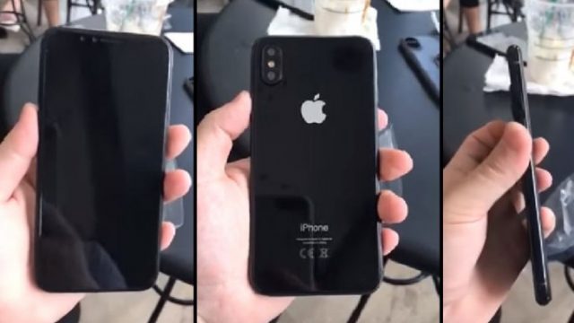 มาอีกหนึ่ง คลิปวีดีโอ 5 วิฯ อวดเครื่องต้นแบบ iPhone 8 สีดำสนิท