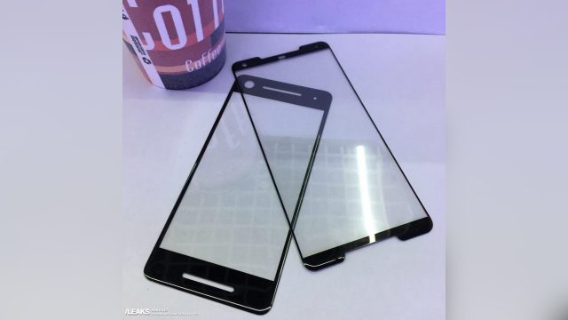หลุดภาพกระจกหน้าจอ Google Pixel 2 /Pixel 2 XL ดีไซน์ไร้ขอบ ลำโพงคู่