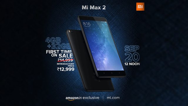 Xiaomi เสนอทางเลือก Mi Max 2 เพิ่มรุ่น 32GB ให้ราคาเปิดตัว 6,700 บาท