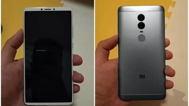 หลุดภาพเครื่อง Xiaomi Redmi Note 5 โชว์หน้าจอ 18:9 ยันสเปคกล้องคู่