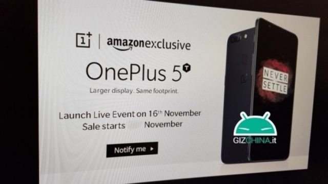 ขยับส่งท้าย OnePlus 5T เตรียมแถลงข่าวเปิดตัวกลางเดือนพฤศจิกายน
