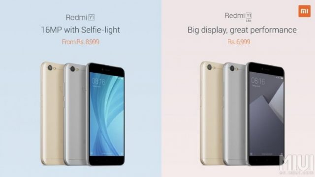 เปิดตัว Xiaomi Redmi Y1 / Y1 Lite เปิดราคาเบาๆแค่ 3,5xx บาท