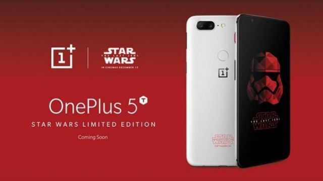 OnePlus เผยโฉม OnePlus 5T Star Wars Limited Edition มีแค่ 15,000 เครื่องเท่านั้น