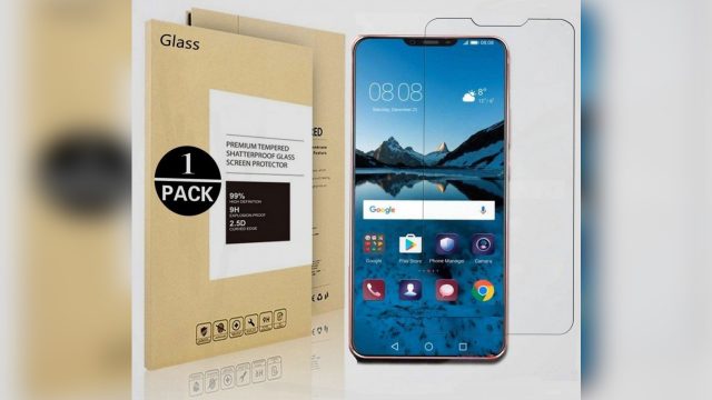 เผยภาพฟิลม์กระจกกันรอย Huawei P20 Pro ยันดีไซน์หน้าจอแบบ iPhone X