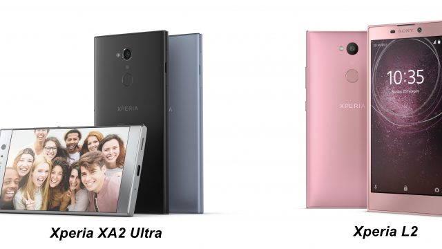 โซนี่ไทยเปิดตัวสมาร์ทโฟนระดับ Super Mid-Range 2 รุ่นใหม่ล่าสุดXperia XA2 Ultra และ Xperia L2