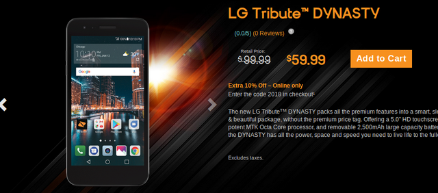 เปิดตัว LG Tribute Dynasty จอ 5 นิ้ว หน่วยประมวลผล Octa-Core กล้อง 8MP