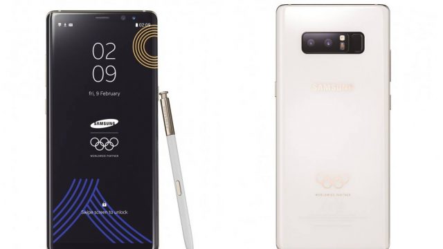 Samsung เปิดตัว Galaxy Note8 รุ่นลิมิเต็ด ฉลองโอลิมปิคฤดูหนาว ปี 2018