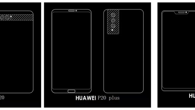 โชว์โครงร่าง Huawei P20 เรือธงรุ่นใหม่มี 3 โมเดล 3 สไตล์ และมีรอยบากเหนือจอ